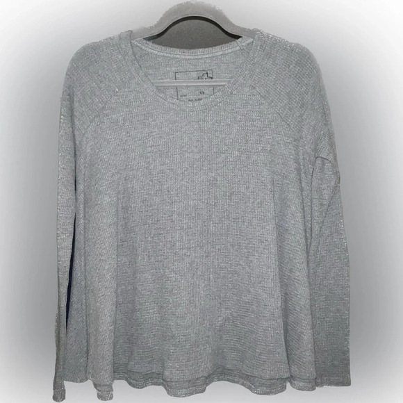 Free People We The Free L/S Waffle Knit Top - Picture 1 of 3